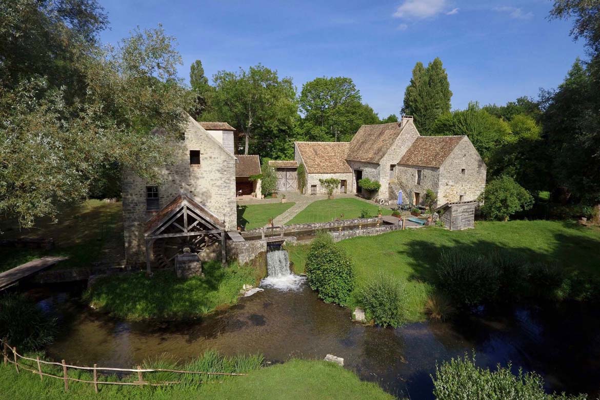 Moulin style rural et d’époque en Ile de France
