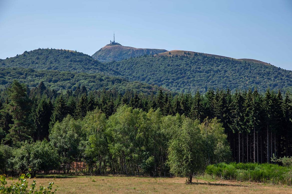 Site volcanique en Auvergne-Rhône-Alpes