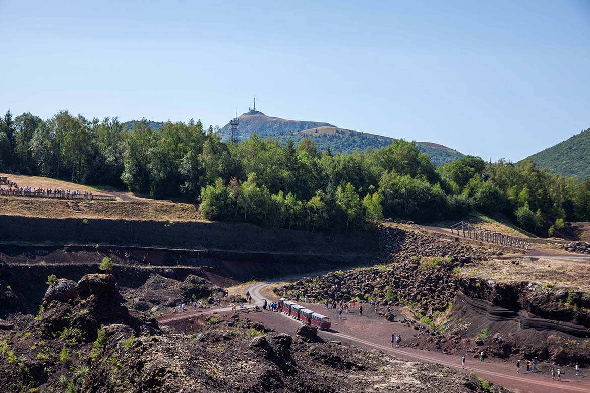 Site volcanique en Auvergne-Rhône-Alpes