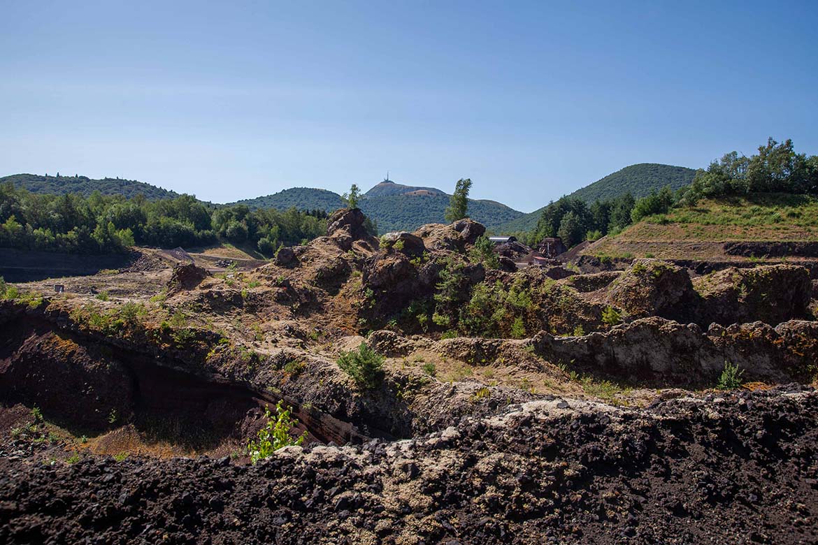 Site volcanique en Auvergne-Rhône-Alpes
