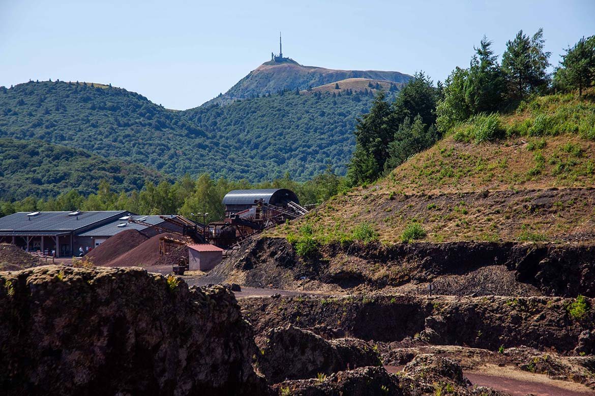 Site volcanique en Auvergne-Rhône-Alpes