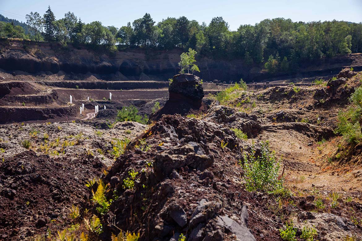 Site volcanique en Auvergne-Rhône-Alpes
