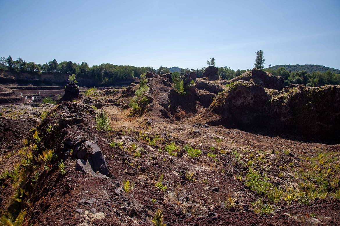 Site volcanique en Auvergne-Rhône-Alpes
