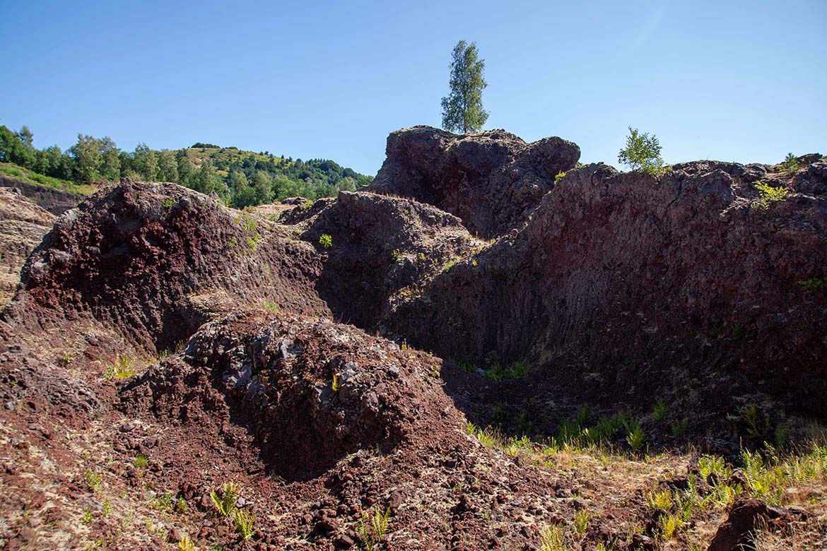 Site volcanique en Auvergne-Rhône-Alpes
