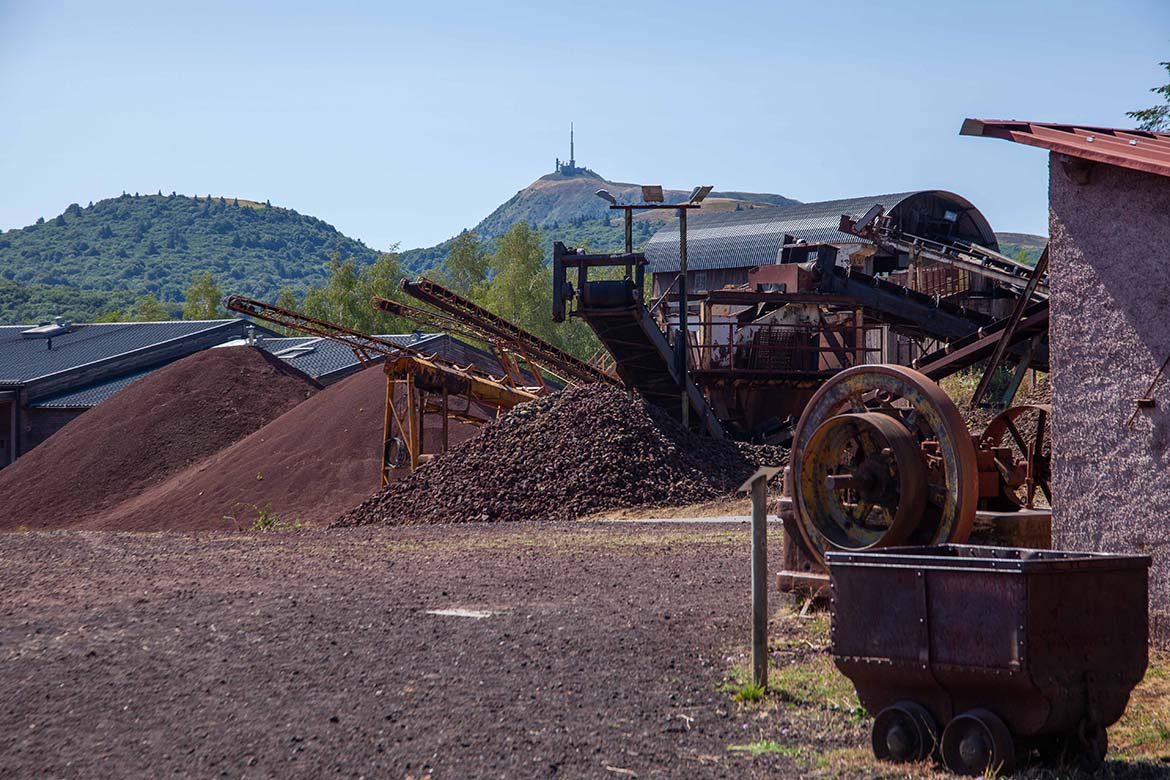 Site volcanique en Auvergne-Rhône-Alpes