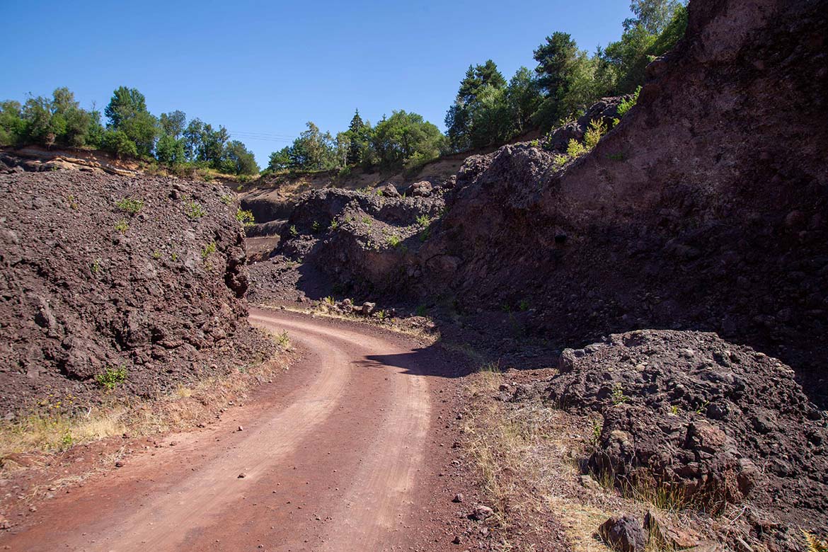 Site volcanique en Auvergne-Rhône-Alpes