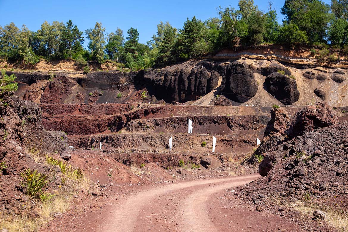 Site volcanique en Auvergne-Rhône-Alpes