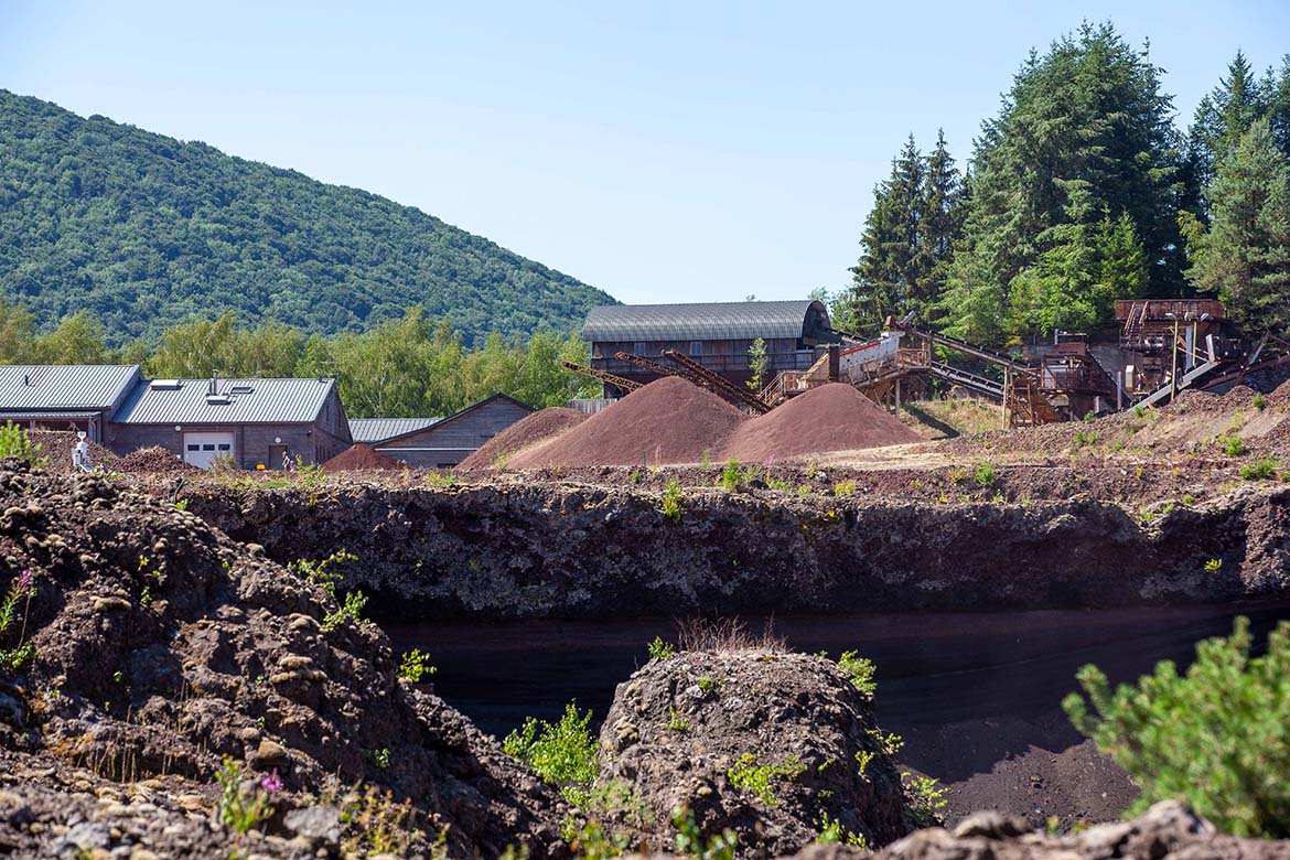 Site volcanique en Auvergne-Rhône-Alpes