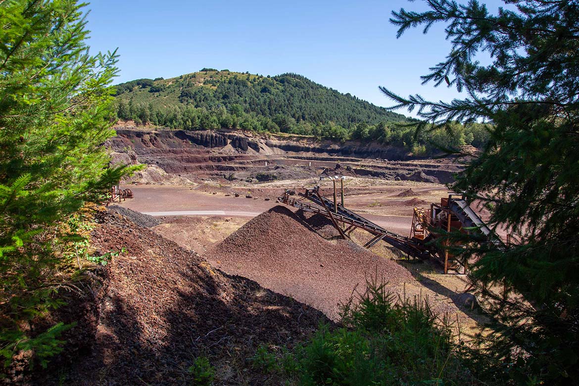 Site volcanique en Auvergne-Rhône-Alpes