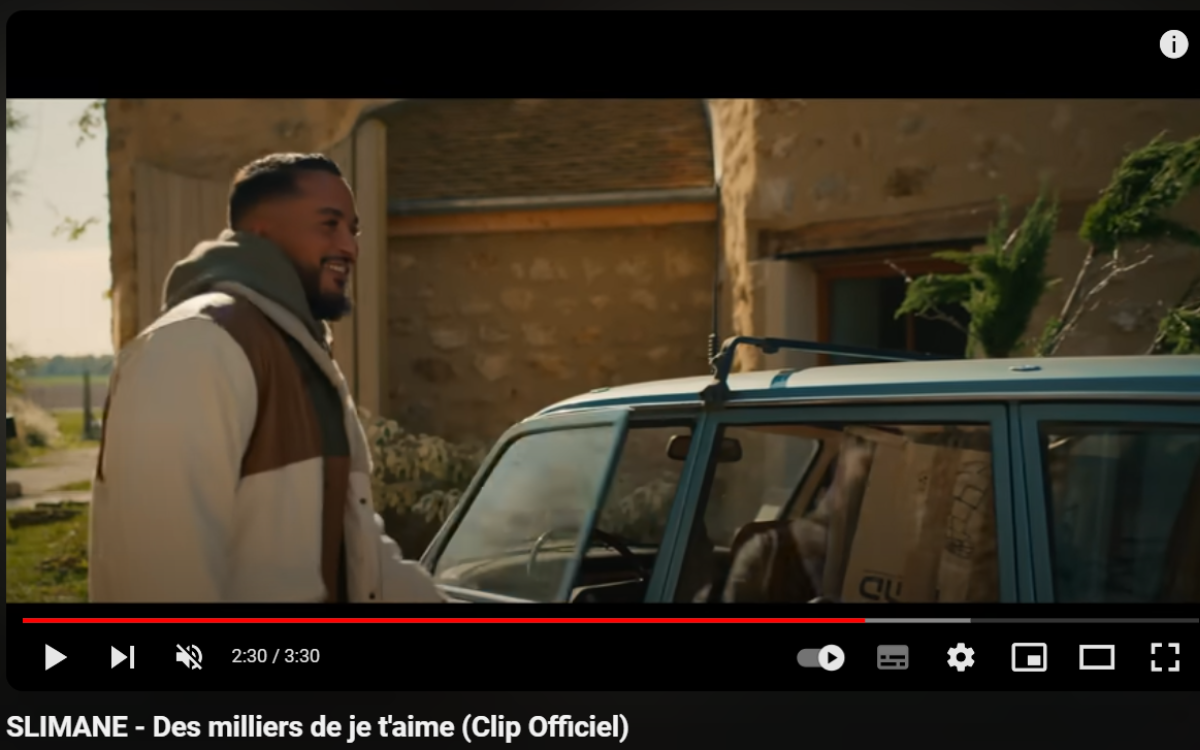 FLASHBACK Clip Vidéo : Slimane – Des milliers de je t’aime