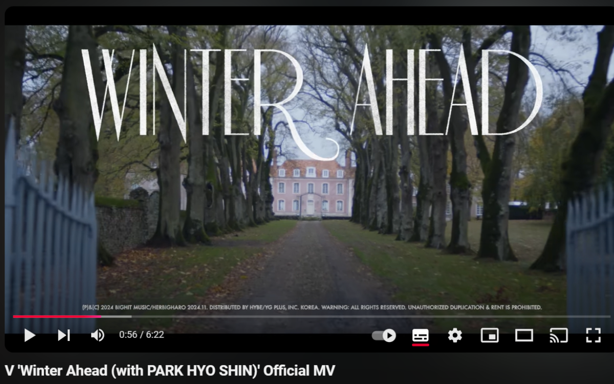 Clip Vidéo : Winter Ahead – PARK HYO SHIN