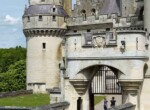 Château de Pierrefonds, façade sud-ouest, entrée du château