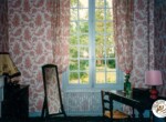 Chambre toile de Jouy rose