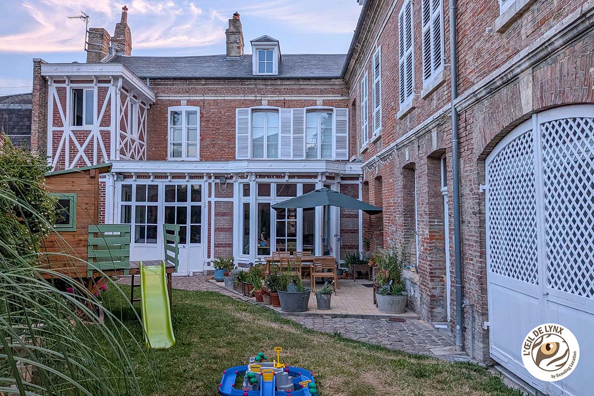 Maison bourgeoise, porte la baie de Somme