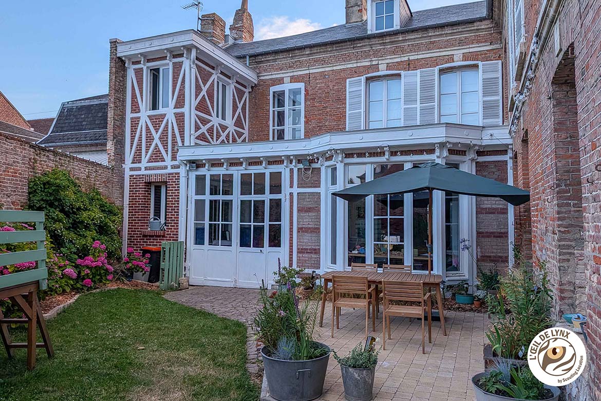 Maison bourgeoise, porte la baie de Somme